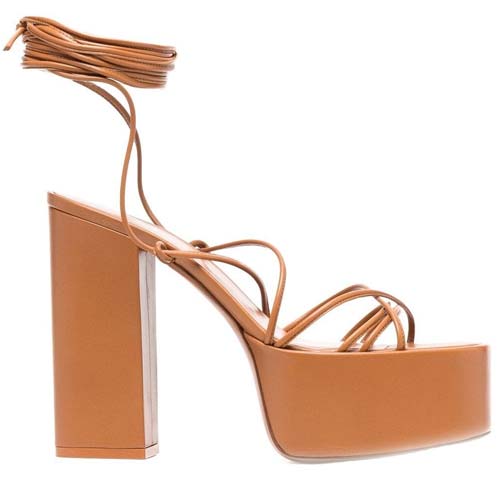 Chunky Leather Sandals – Paris Texas